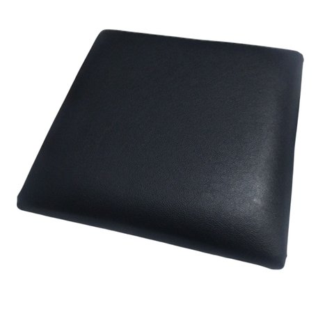 Kit c/ 4 Assentos Banco Banqueta Cadeira Quadrado 30cm:Preto