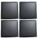 Ver imagem 2 de Kit c/ 4 Assentos Banco Banqueta Cadeira Quadrado 30cm:Preto