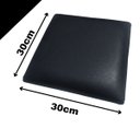 Ver imagem 3 de Kit c/ 4 Assentos Banco Banqueta Cadeira Quadrado 30cm:Preto