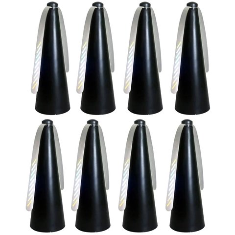 Ventilador Repelente Kit 8 Uni Anti Inseto Mosca Mosquito Piquenique Mesa Jardim Ar Livre Quintal Co