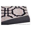 Ver imagem 3 de Tapete para Sala Art 200 x 300cm Desenho 15 Pérola e Preto