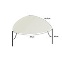 Ver imagem 4 de Mesa de Centro para Sala 31cm com Pés em Metal 100% Mdf Cor:luna com Preto