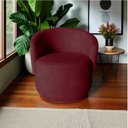 Ver mais imagens de Poltrona Decorativa Beatriz Orgânica Suede Marsala