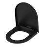 Assento Sanitário Termofixo Soft Close Smart/slim Matte Black Celite - 3