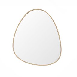 Espelho Orgânico Piedra 79 Cm X 68 Cm Tauari - 1
