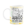 Caneca Flork Amigos - Amigo que Vale Ouro! Branca - 1