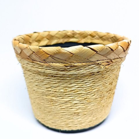 Vaso Cachepot de Sisal Grande - Bege