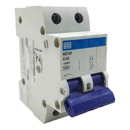 Disjuntor Bipolar Weg Mdw-c10a,16a,32a,40a,50a,63a Curva C - 63a - 7