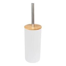 Kit Banheiro Lixeira Porta Sabonete Escova Saboneteira 6 Pçs:Branco - 8