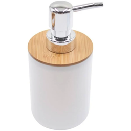 Kit Banheiro Lixeira Porta Sabonete Escova Saboneteira 6 Pçs:Branco - 9