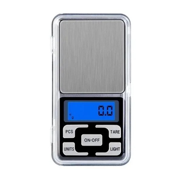 Mini Balança Portátil Pocket Scale Eletrônica até 500g Versão MH-500 Series de Alta Precisão - 5