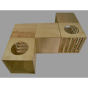 Ver imagem 2 de Túnel Circuito Pikler Cubos Madeira Pinus