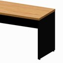 Ver imagem 4 de Mesa Escrivaninha Escritório 180x 60cm Pés Painel 100% MDF Corporate