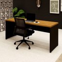 Ver imagem 5 de Mesa Escrivaninha Escritório 180x 60cm Pés Painel 100% MDF Corporate