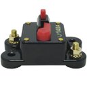 Ver imagem 3 de Disjuntor Automotivo 140A Proteção Som Bateria Fusível Resetável Liga Desliga Svart 0759