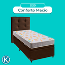 Ver imagem 4 de Kit Cama Box Bau + Cabeceira + Colchão Solteiro D20 - D20 - Inducol