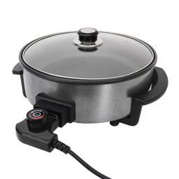 Panela Multifuncional Elétrica Redonda 30cm Grill Antiaderente Portátil Mangiare 1500w 220v Agratto - 1