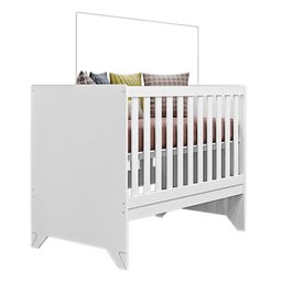 Berço Americano Retro Maya e Guarda Roupa Infantil Eloá Branco Acetinado – Phoenix Baby - 2
