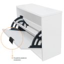 Ver imagem 5 de Sapateira Olga Compacta Branca 610 Mm com Puxador 1 Porta