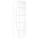 Ver imagem 1 de Porta Camarão Frisada com Fundo Primer Branco Uv C/ Ferragens 210x72 Cm-01