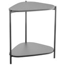 Ver imagem 3 de Mesa Lateral para Sala de Estar Pés Metálicos Adek A03 Nero Preto - Lyam Decor