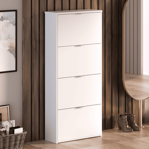 Sapateira com 4 Portas Safira Branco