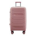 Ver imagem 1 de Mala Média 23kg Despachada Expansiva Rígida Polipropileno Rodas Duplas 360º Cadeado Tsa Gladiador P1