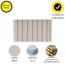 Ver imagem 4 de Painel Cabeceira Box Queen Estofada Parede Linho Bege Carla