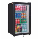 Ver imagem 1 de Refrigerador Expositor Vertical Frilux 110 Litros Preto Porta de Vidro 127v Rf-002