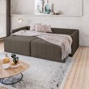 Ver imagem 2 de Sofá Cama Montana Retrátil e Reclinável 3 Lugares 1,80m em Linho Sofatec