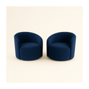 Ver imagem 1 de Kit 02 Poltronas Curva Orgânica Nature Gaia Suede - Montanaris Decor