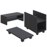 Kit Suporte Para Cpu Nobreak Guide Cyber e Suporte De Monitor Stand Lap L03 Preto - Lyam Decor Guide - 1