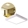 Painel Plafon Led Sobrepor Alumínio 12w Quadrado 3.000k - 3