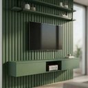 Ver imagem 1 de Nicho para Painel de TV Linha Smart 180cm MDF Musgo Casa Lar Shop