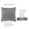 Almofada para Sofa Verde Aveludada Macia Decorativa 45x45cm - 2