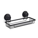 Ver imagem 1 de Suporte Shampoo Retangular Black Ventosa Redonda 2605 Arthi