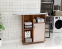 Ver imagem 4 de Tábua de Passar Roupa com Armário Organizador Espaçoso Off White 2 em 1 Tm