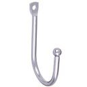 Ver imagem 2 de Kit 12 Ganchos Multiuso para Fixação Parede Porta Cabideiro Aço Cromado