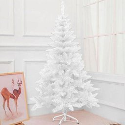 Árvore de Natal Pinheiro Suíço Branco Luxo Premium 900 Galhos 2,10m - Master Christmas - 8