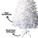 Ver imagem 6 de Árvore de Natal Pinheiro Suíço Branco Luxo Premium 900 Galhos 2,10m - Master Christmas