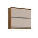 Ver imagem 1 de Armario Aereo Jade 2 Portas Basculante CHF Moveis Carvalho/Off White