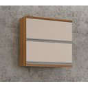 Ver imagem 2 de Armario Aereo Jade 2 Portas Basculante CHF Moveis Carvalho/Off White