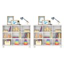 Ver imagem 1 de Kit 2 Nichos Organizadores Branco/Branco - Fdecor