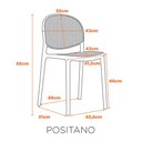 Ver imagem 5 de Cadeira Positano - Azul fratini