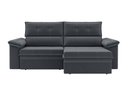Ver imagem 4 de Sofá Aspen 1,80m Retrátil e Reclinável Suede Cinza Xflex Sofás
