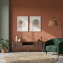 Ver imagem 5 de Kit 2 Quadros Psicologia Linhas da Mente 40x60 Moldura:castanho
