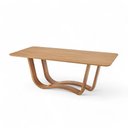 Ver imagem 1 de Mesa de Jantar Retangular de Madeira Live 180cm X 100cm Champagne