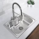 Ver imagem 5 de Cuba Cozinha Luxo Goumert Dispenser Escorredor Escoador Valvula Sifao Bancada Copa Restaurante Casa