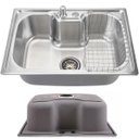 Ver imagem 7 de Cuba Cozinha Luxo Goumert Dispenser Escorredor Escoador Valvula Sifao Bancada Copa Restaurante Casa