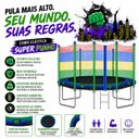 Ver imagem 3 de Cama Elástica Alegria Super Punho Pula Pula 3,05